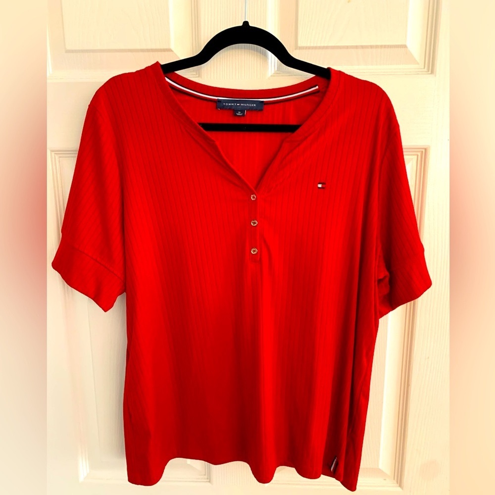 EUC Tommy Hilfiger Red Shirt